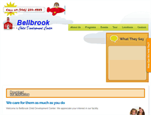 Tablet Screenshot of bellbrookcdc.com